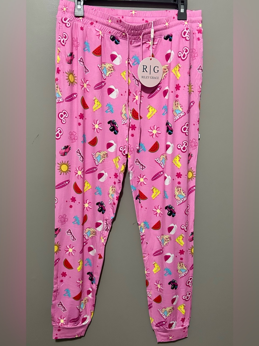 Bamboo Barbie Printed Pajama Jogger Pants